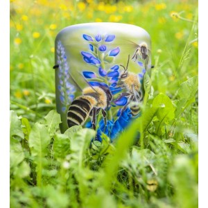 Hand Painted Biodegradable Cremation Ashes Funeral Urn / Casket – Busy Bees